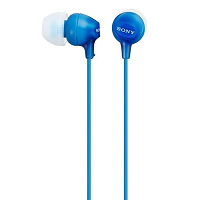 Sony MDR-EX15AP Earphones Blue with Mic and Control - Image 2