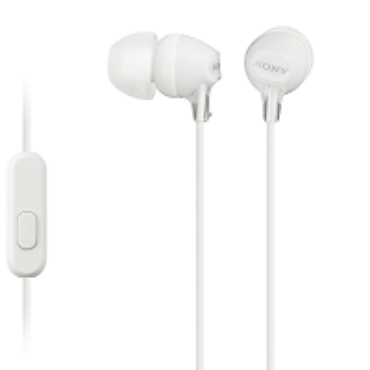 Sony MDR-EX15AP Earphones White