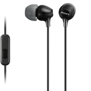 Sony MDR-EX15AP Earphones Black