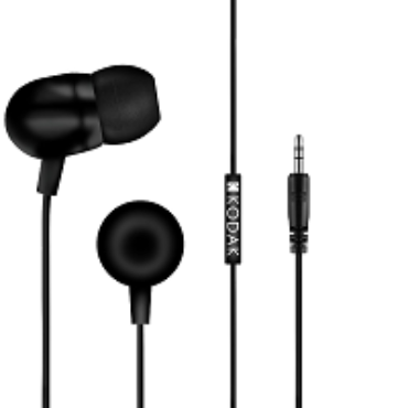 KODAK Wired Earphones Black